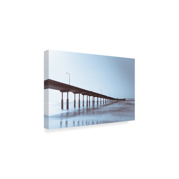 Chris Moyer 'Pier Tone' Canvas Art,16x24